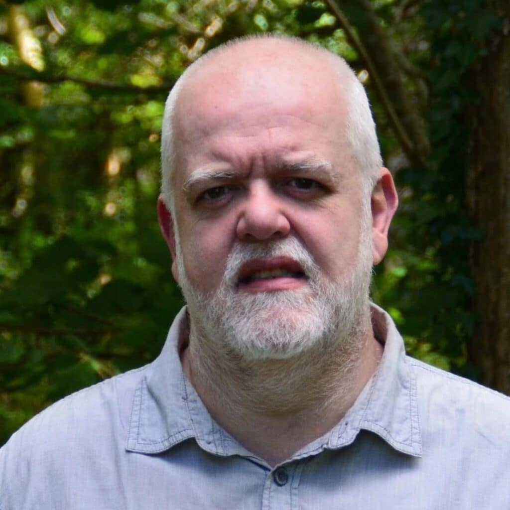 Stuart Greene underviser på kunstterapi uddannelsen og psykoterapeut uddannelsen på Sjælsro i Greve